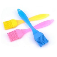 Hot Sales Food Grade BBQ Silicone Brush Baking Oil Silicone Brush Silicone Kitchen Dish Brush With Handle